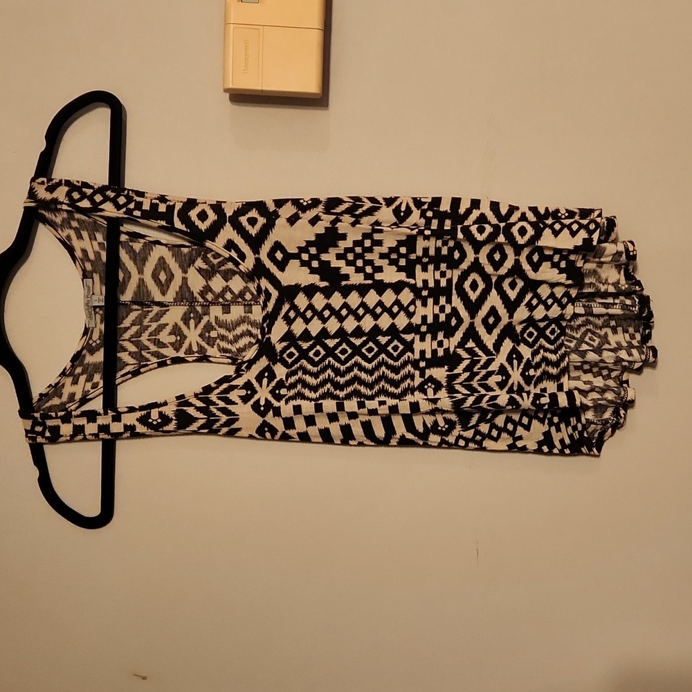 Aztec print tank top